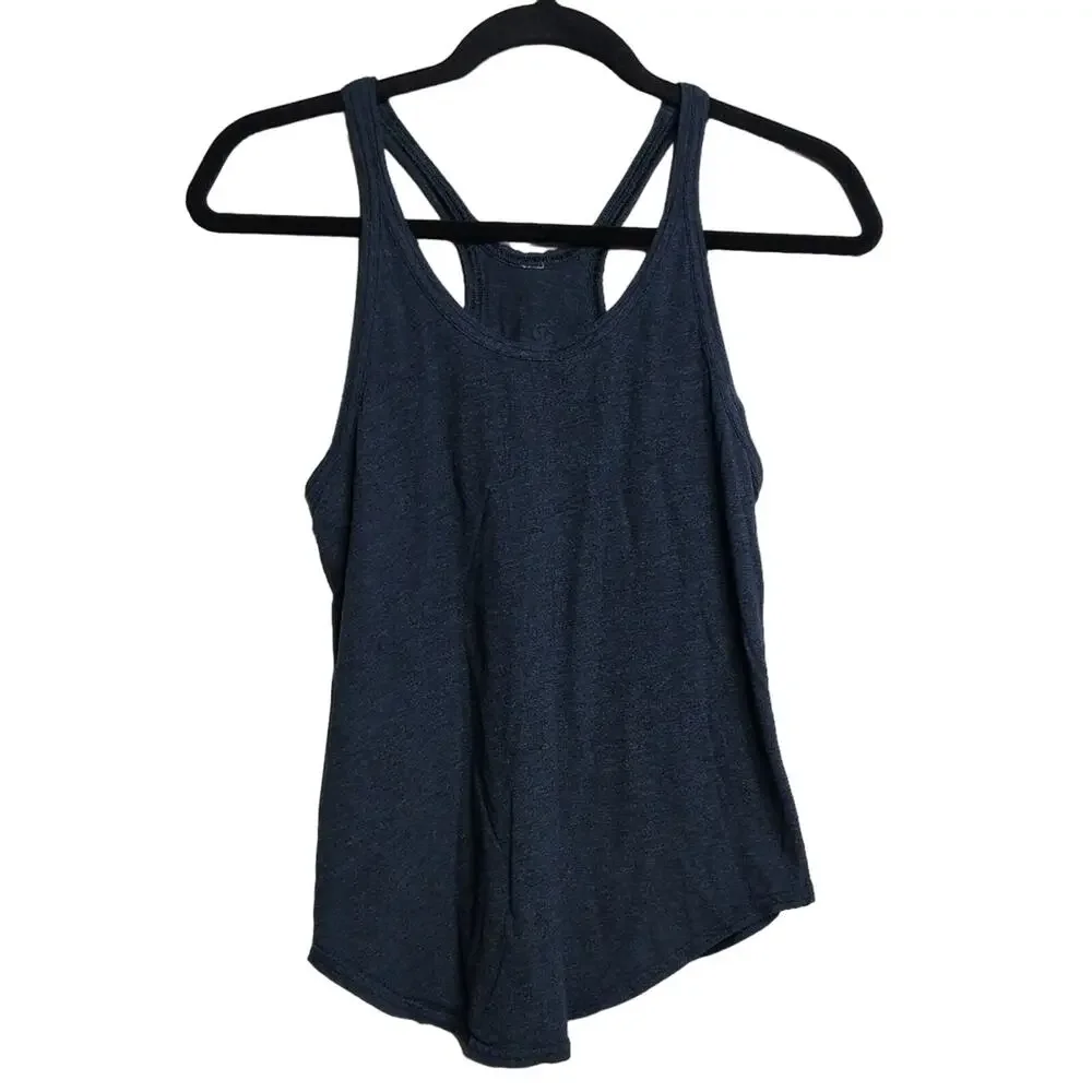 Lululemon Racerback Tank Gray Sleeveless Size S (approximate - missing size)